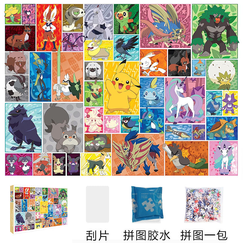 Puzzle adult version 1000 pieces decompression healing system Chinese style flat assembly toy girl puzzle birthday gift