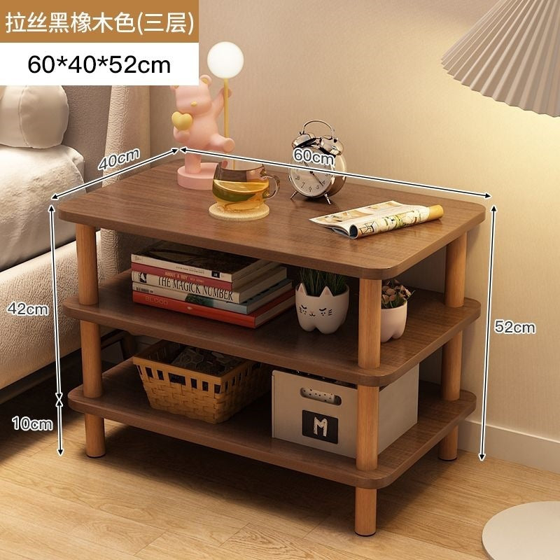 Bedside table bedside small table casual rental house small square table sofa side table bedroom simple for home storage rack