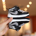 Boys' mid-top sneakers,  spring/autumn new collection, kids' shadow grey single shoes, toddler & baby skate shoes, girls' shoes