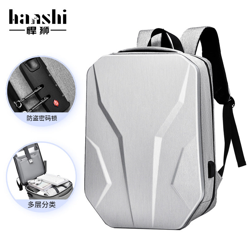 Cross-border business men's backpack, high-end commuting fashion women's backpack, waterproof computer bag, travel backpack schoolbag