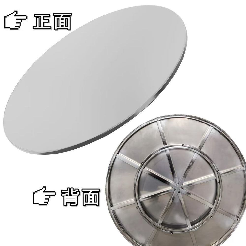 Heavy-duty stainless steel rotisserie turntable - commercial grade, high-temperature resistant baking platform