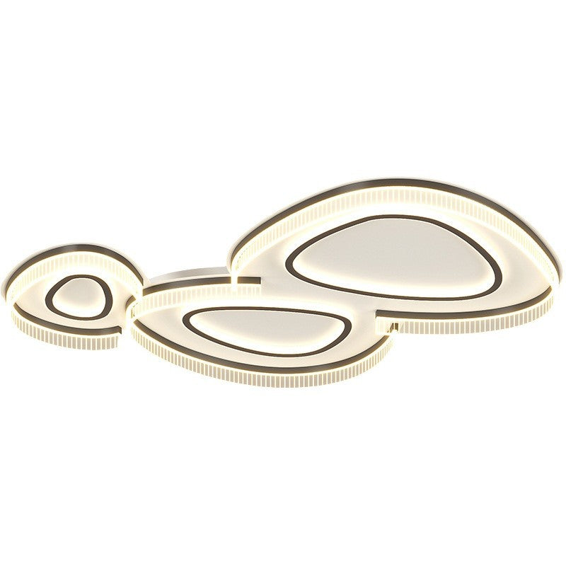 Living room ceiling light modern simple atmosphere creative pebble shape full spectrum lighting whole house package combination