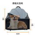 Yle factory direct pet stroller - outdoor pet stroller, detachable pet stroller, lightweight & foldable, outdoor pet..