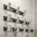 No punching clothes hook, door rear clothes hanger, wall-mounted door entrance, coat cabinet hook, strong row hook