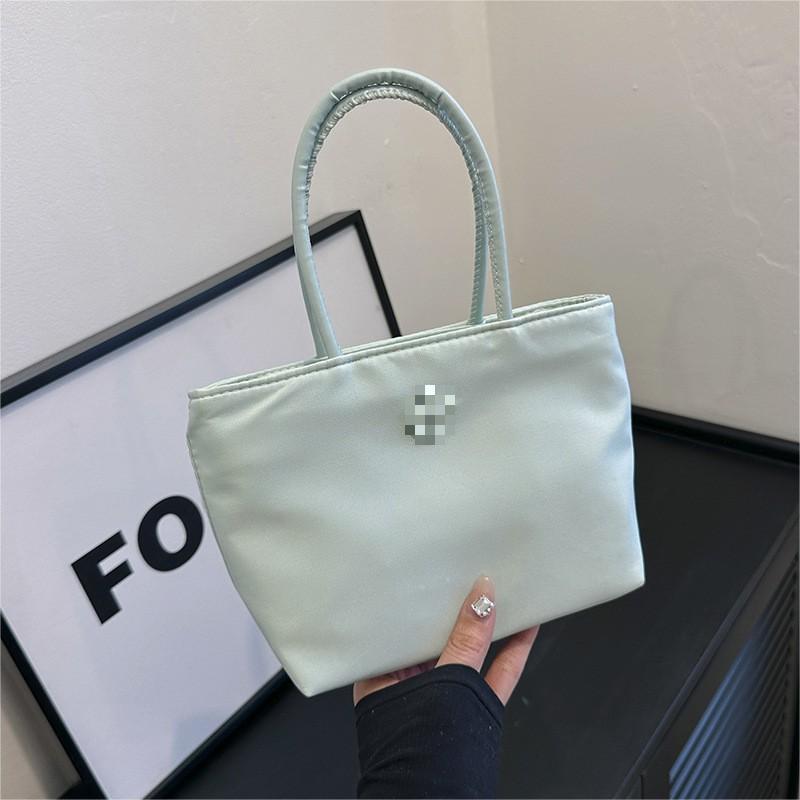 2025 Japanese simple nylon bag mini work small bag cute environmental protection bag student handbag practical mobile phone
