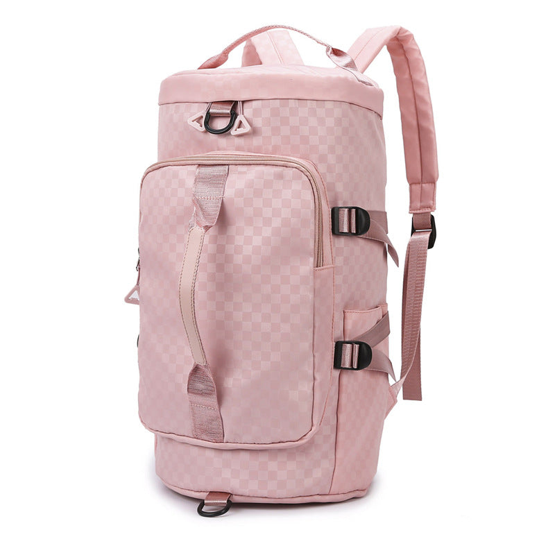 New multi-functional travel bag outdoor leisure double back luggage bag portable shoulder independent shoe compartment swimming training bag
