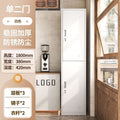 Single door locker iron storage cabinet employee dormitory gym bathroom office steel small lockable narrow cabinet