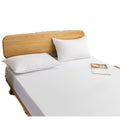 New pure color waterproof fitted sheet, urine-proof, breathable, machine washable bed sheets, thin brown mattress cover 1.8m heightened dust cover