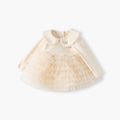 Girls' spring dresses, baby princess dress, first birthday outfit, infant skirt, spring and autumn children's mesh romper dress
