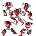 Kids' alloy transforming robot fire truck series: autobots, helicopters, police cars, and motorcycle model toys