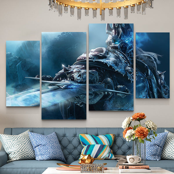 World of Warcraft hanging painting WOW Internet cafe e-sports hotel room wall decoration painting live stream game poster mural