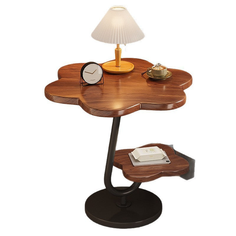 For homeretro style sofa side table living room small coffee table master bedroom bedside table balcony small table small cabinet storage rack