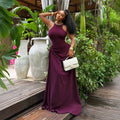 European and american cross-border women's fashion:  summer new arrival - sexy and elegant halter neck, slim-fit, ruched sleeveless maxi dress