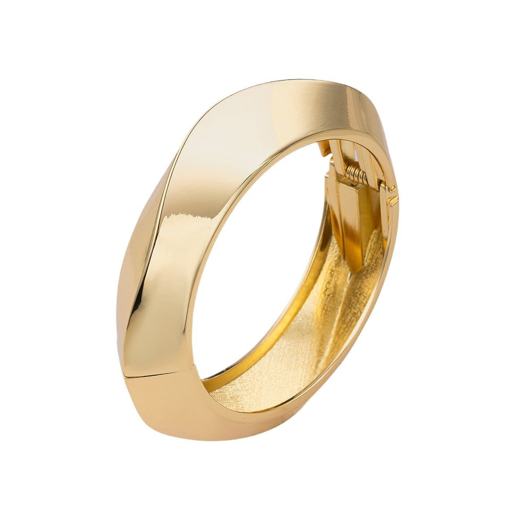 Women's bracelet wholesale fashion cross-border autumn and winter jewelry smooth spring opening irregular high-end plain circle bracelet