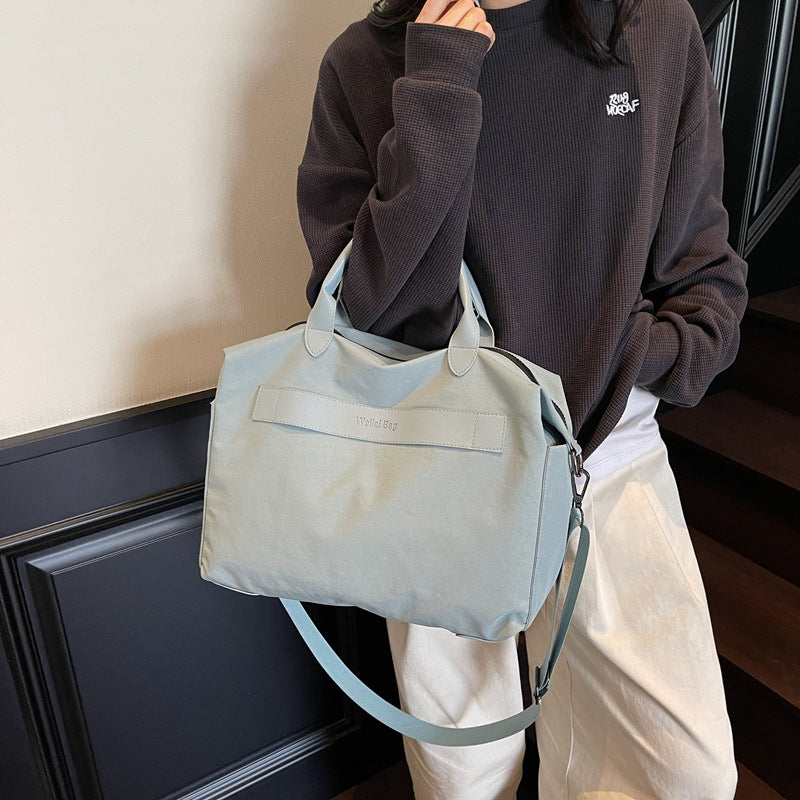 One-shoulder crossbody travel bag Women's large-capacity yoga fitness bag Men's dry and wet separation Lightweight portable short-distance duffel bag