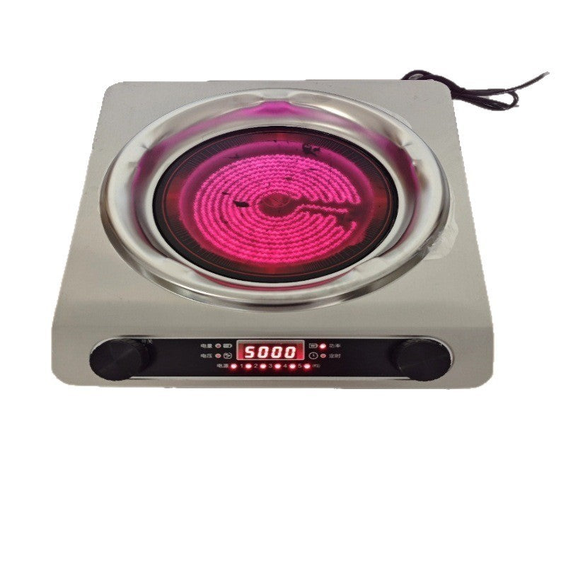 High-power concave ceramic cooktop: powerful, multi-functional hot pot, energy-efficient, works with any pot, high-heat stir-frying, bbq, cross-border e-commerce