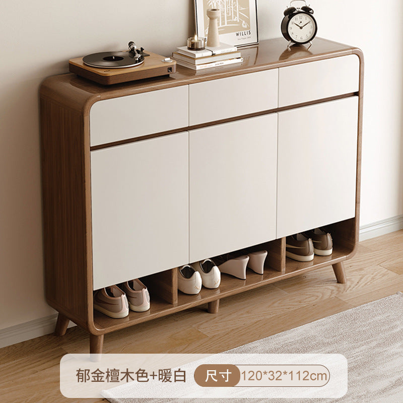 Large capacity shoe cabinet for home use - entryway, hallway, and outdoor console table all-in-one storage - new shoe rack