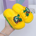 Eva kids' slippers - summer indoor/outdoor anti-slip soft sole slides for boys and girls - cute cartoon designs for toddlers and big kids