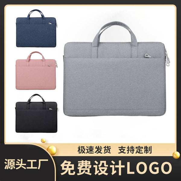 Laptop bag can be customized logo liner bag Apple Huawei multi-compartment computer storage bag wholesale