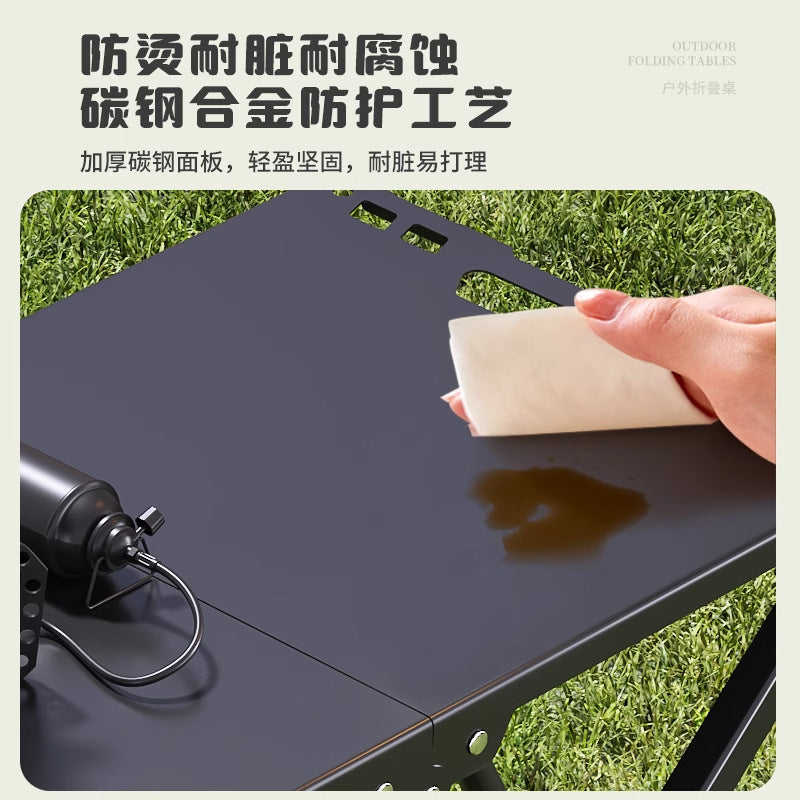 Foldable table stall rectangular portable decoration foldable small table rectangular street stall simple outdoor dining table