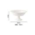 9inch fruit plate combination white