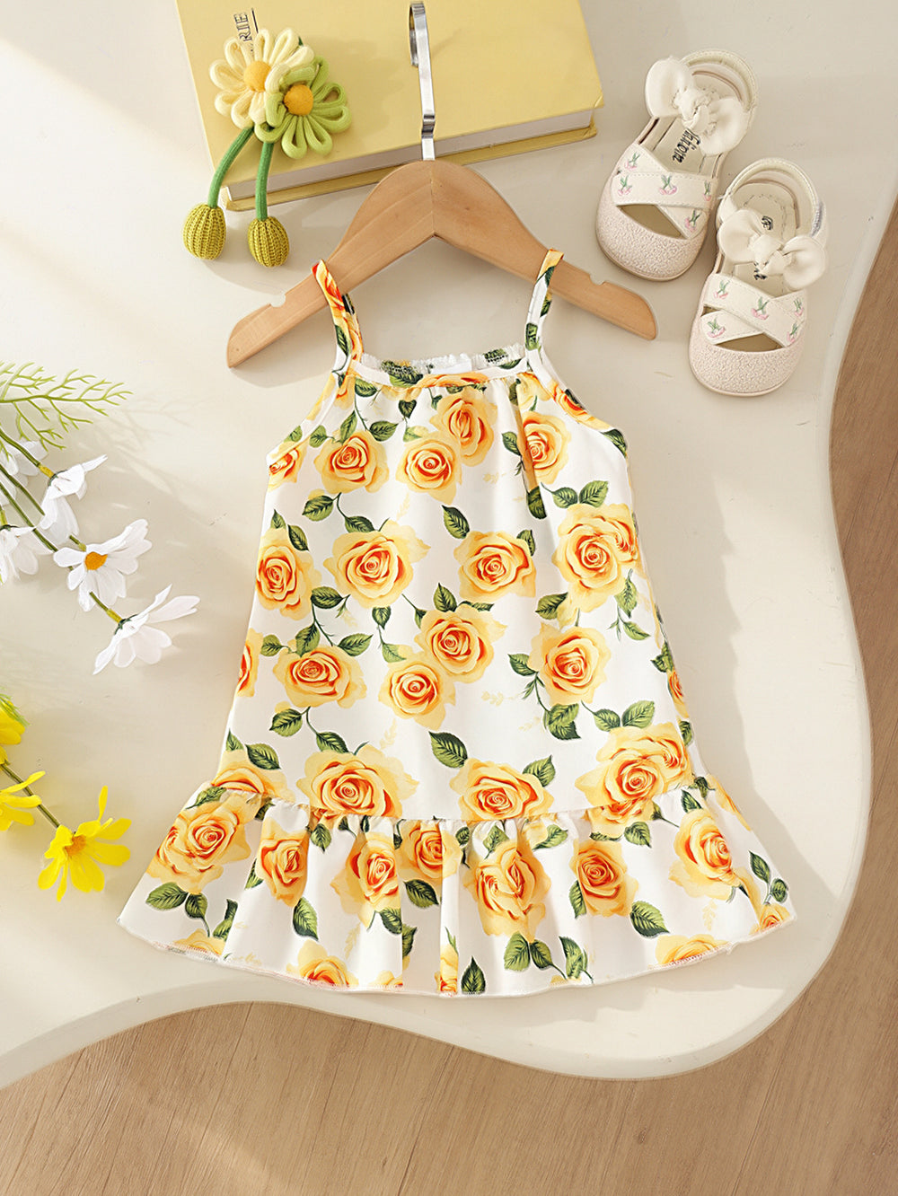 Kids clothing cross-border exclusive for european and american girls new arrival children's pink suspender dress children's clothing