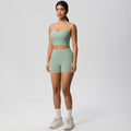Spring/summer outdoor casual running yoga outfit set - new cloud-like quick-dry compression sportswear set for running and fitness