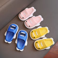 2023 new shark kids' slippers - wholesale anti-slip cartoon sandals for boys, girls, babies, summer home, bathroom, and bath use