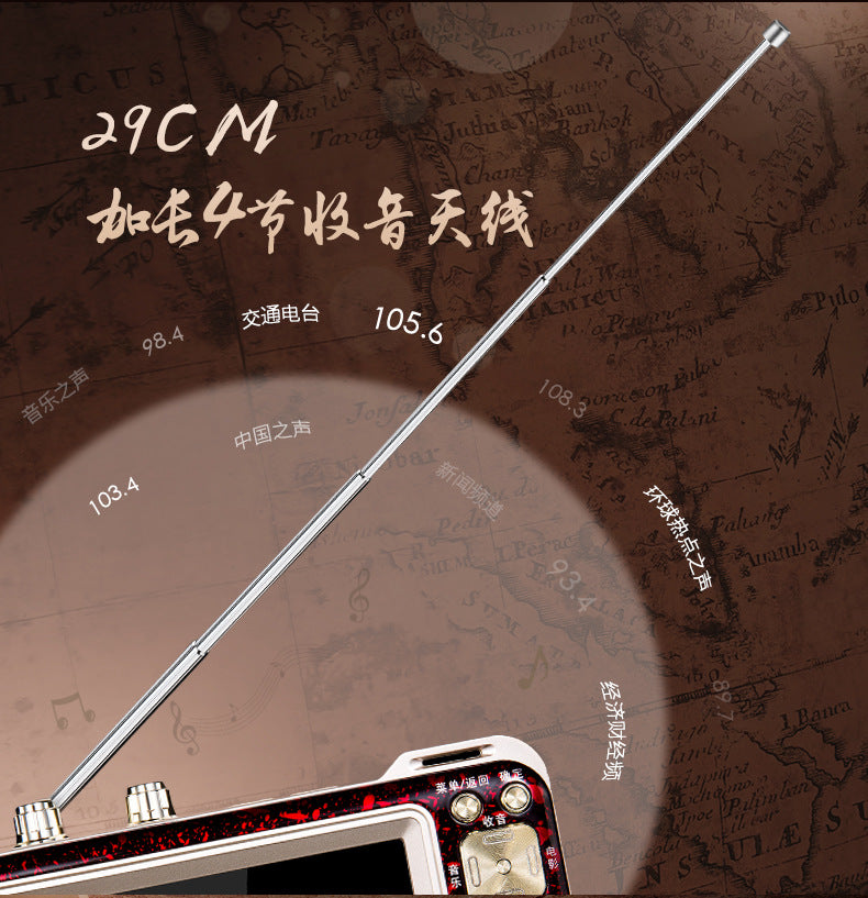Xia xin zk-932 elderly entertainment player - portable radio, opera player, square dance video player