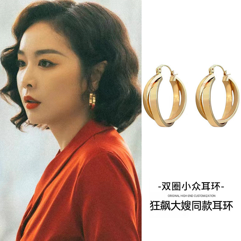 925 silver needle pearl zircon earrings for women classysenseniche style cold style forest style earrings wholesale