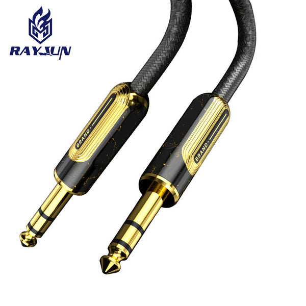 Brand Private Mold 6.5 Male to Male Audiophile Grade Audio Cable 6.35 Pair Recording Cable Power Amplifier Audio Guitar Mixing Console