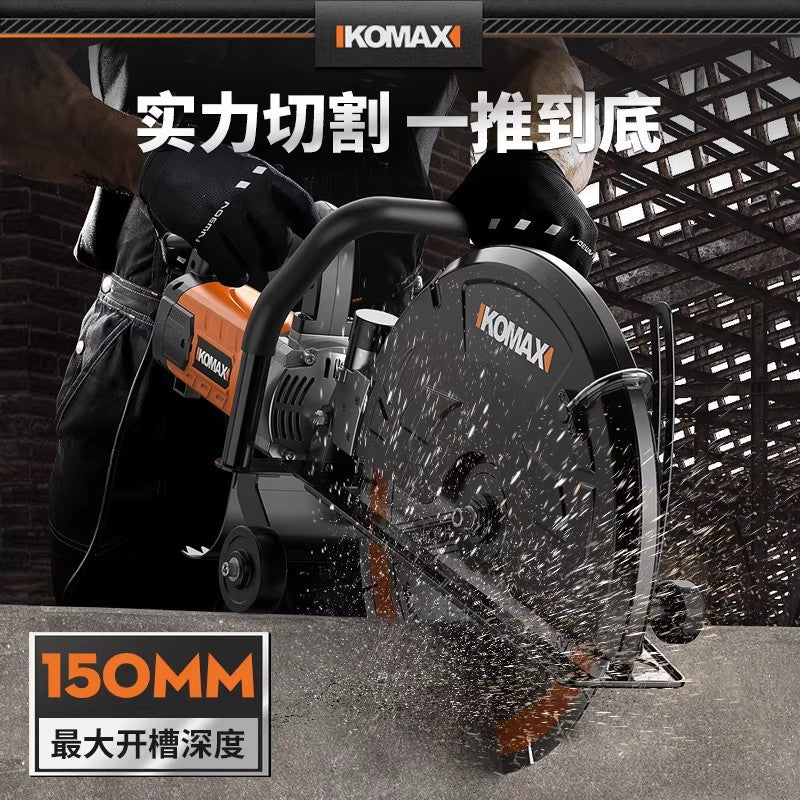Concrete grooving machine, road cutting machine, water and electricity wall cutting machine, dust-free cement road stone wall grooving tool