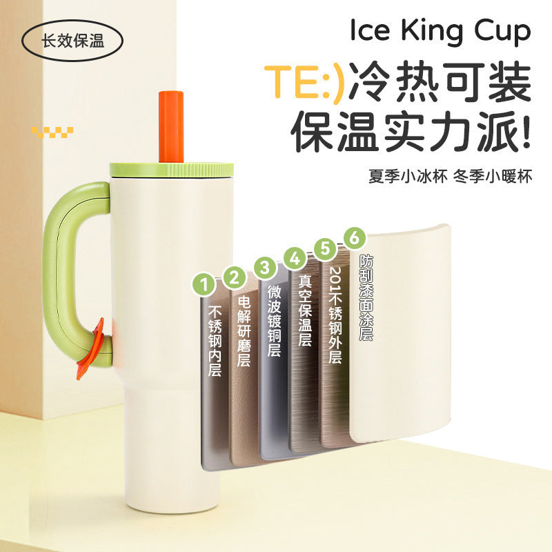 Direct from the source: customizable 40oz stainless steel tumblers for cross-border e-commerce. high-value, large-capacity tumblers with stylish handles - wholesale available