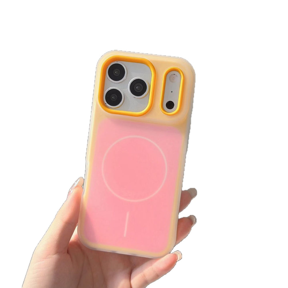 New two-color jelly magnetic two-in-one suitable for iphone17promax mobile phone case apple 11 frosted skin feel