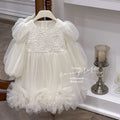Girls' dress -  autumn new arrival: stunning extra-full pink tulle tutu dress, perfect for first birthday celebrations and princess outfits