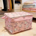 3-layer thickened quilt and clothing dust-proof storage bag insfor home moving packing storage box clothing storage basket