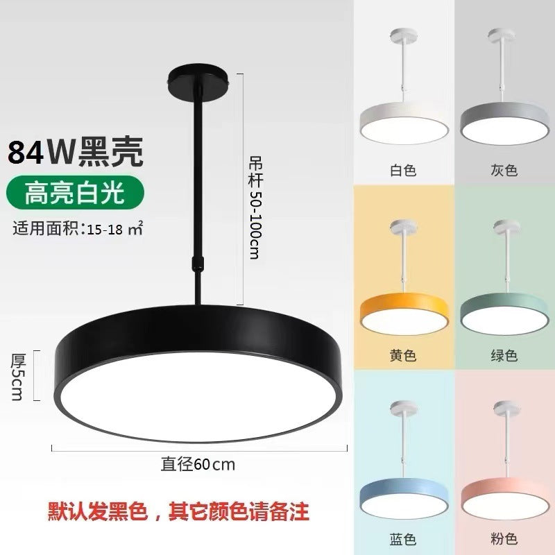 LED sloping roof square sloping roof square chandelier restaurant living room duplex loft commercial store creative lighting