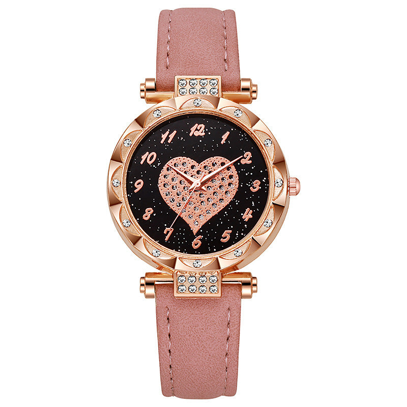 xiyin duoduo love full diamond casual fashion electronic watch women's quartz student watch women's manufacturer wholesale watch