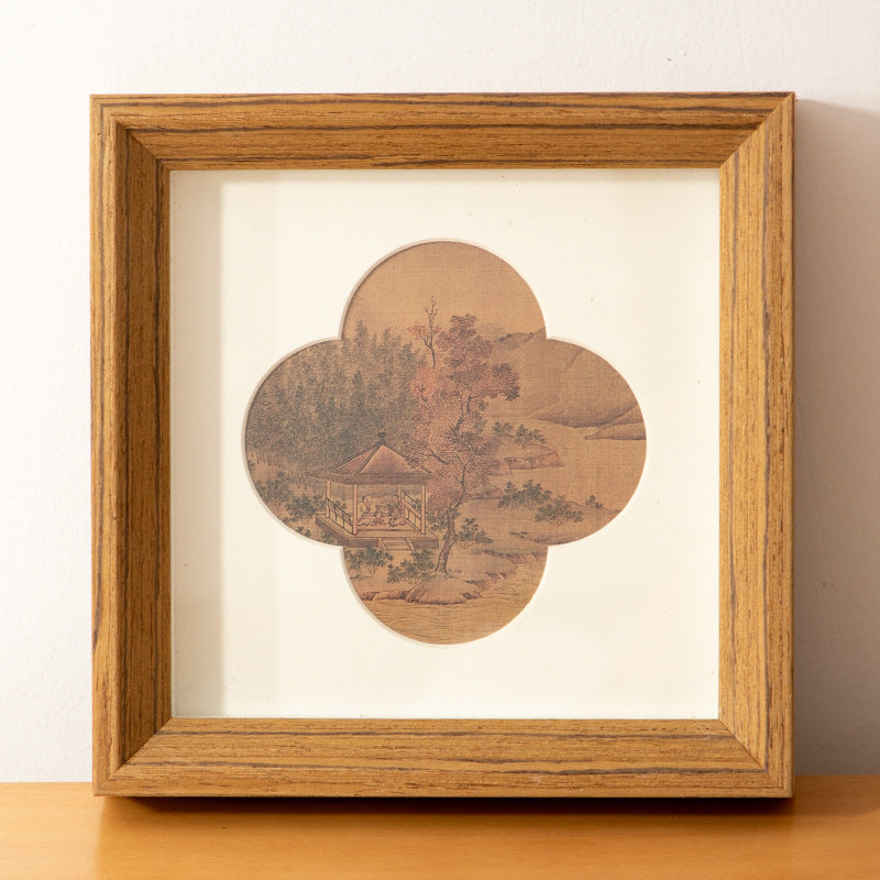 Photo frame table handmade DIY imitation decoration national style gift cardboard mounted 8 inch picture frame wall hanging salon holiday picture frame