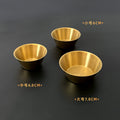 304 stainless steel gold sauce dish - perfect for ketchup, korean fried chicken sauce, bbq marinades, and more!
