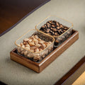 New chinoiserie fruit plate living room coffee tablefor home dried fruit melon seeds storage box candy plate snacks tea snacks fruit plate
