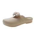 Baotou slippers women's summernew arrival crocs outwear popularfashion soft bottom non-slip beach stepping on shit feeling cool slippers