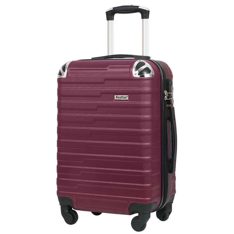 Cross-border special ABS material boarding case, gift travel password box, strong waterproof universal wheel trolley case wholesale