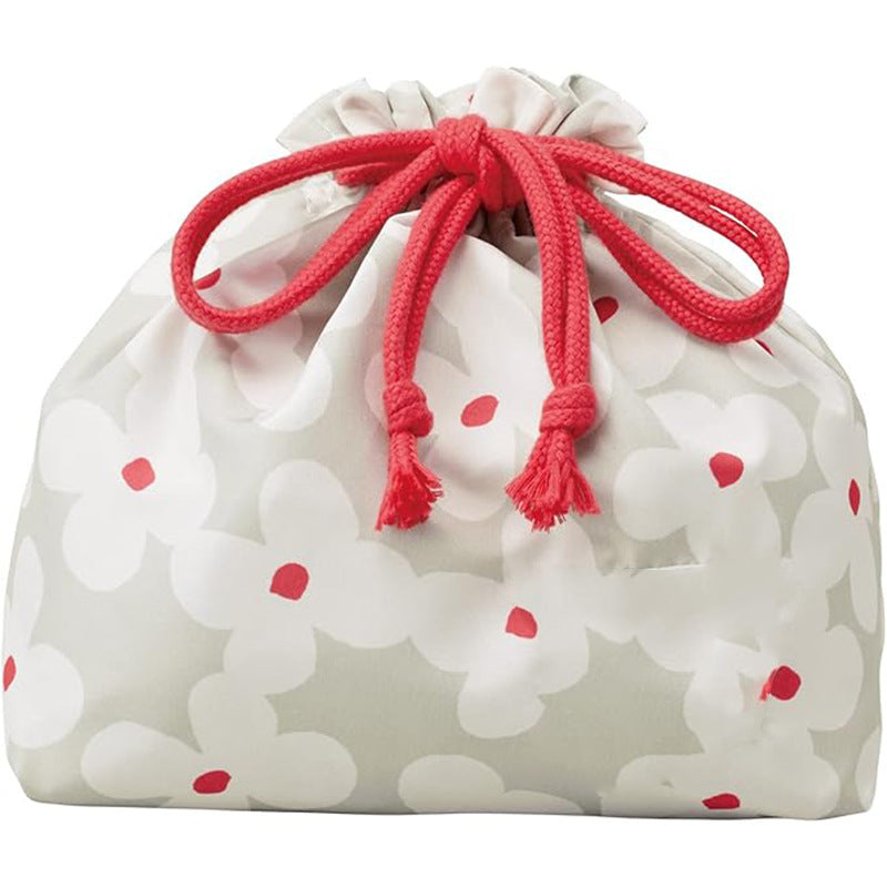 lunch box bag thermal insulation bag cloth bag canvas bundle mouth drawstring portable tote bag portable mother small bag student office worker