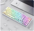 Viewsonic kt99 transparent customized true mechanical keyboard gasket wireless three-mode crystal keycaps
