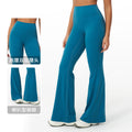 Seventy billion european and american style women's high-waisted, tight-fitting, wide-leg, slimming flare leggings for sports, running, and fitness - model 2551