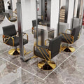 Barber shop chair hair salon special rotatable adjustable haircut chair hairdressing chair popular trendy store high-end perm and dyeing seat