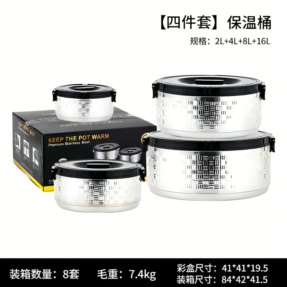 Customized 201 stainless steel insulated lunch box set - perfect for office workers, includes large capacity bento box