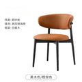 Black wood color*orange brown microfiber leather