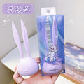 Cute rabbit eyebrow razor oem stainless steel blade eyebrow shaper women's eyebrow trimmer beauty tool eyebrow shaping comb anti-scratch